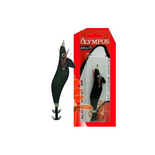 Olympus Black Squid Jig Mis. 3.0 Esca Artificiale - Animaliapet