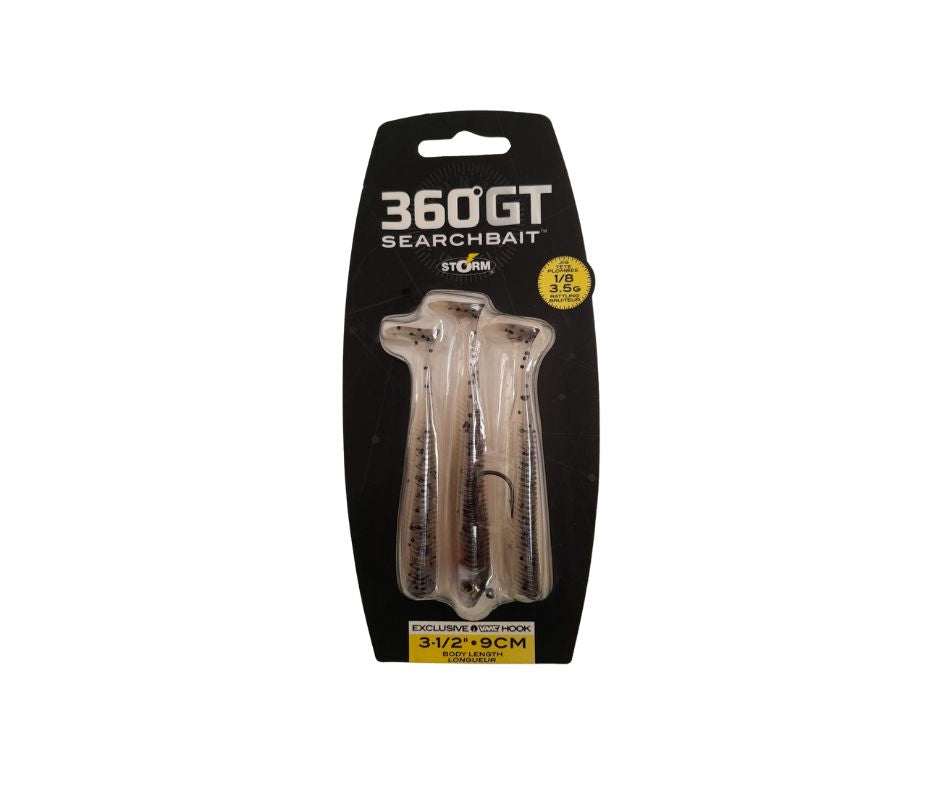 Storm 360GT Searchbait Esca 9cm 3pezzi Colore Smokin Ghost - Animaliapet