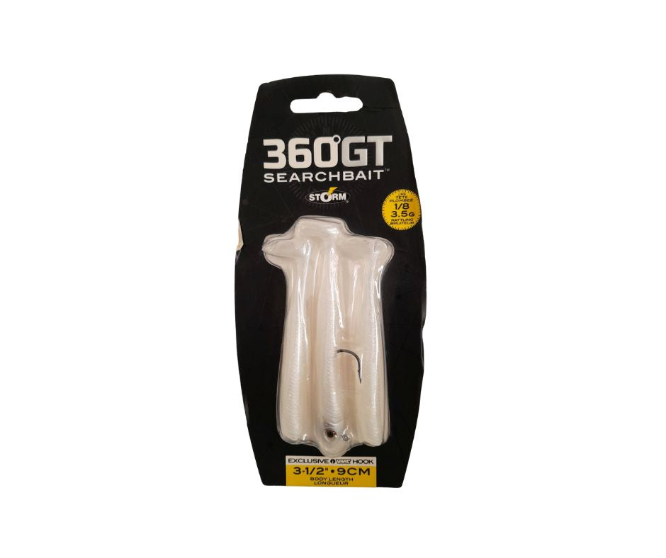 Storm 360GT Searchbait Esca 9cm 3pezzi Colore Pearl Ice - Animaliapet