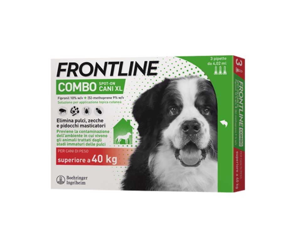 Frontline Combo Spot On 3 Pipette 4.02ml Cani 40-60Kg - Animaliapet