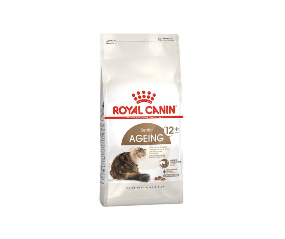 Royal Canin Senior Ageing 12+ 2kg Crocchette Gatti - Animaliapet