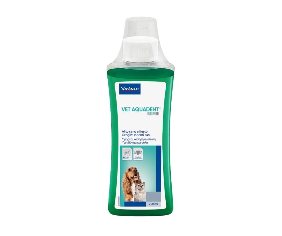 Virbac Vet Aquadent FR3SH 250ml Collutorio per Cani e Gatti - Animaliapet