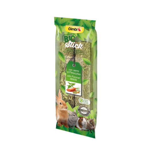 Gimbi Big Stick con Semi di Finocchio Snack per Roditori 2x70g