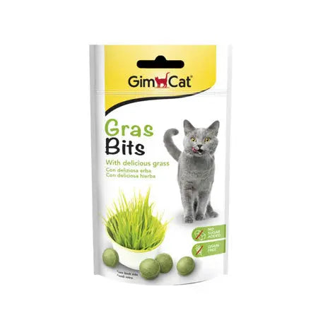 Gimborn GimCat Gras Bits 15g Snack per Gatti e Gattini - Animaliapet