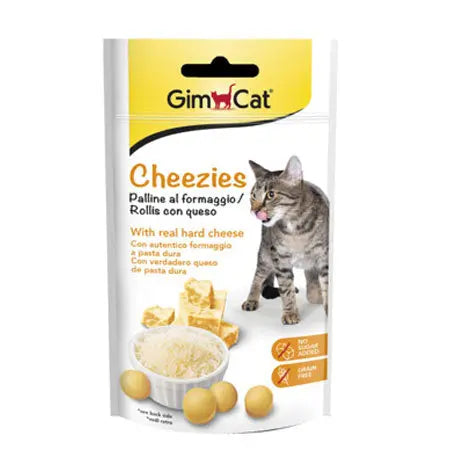 Gimborn GimCat Cheezies Palline al Formaggio 50g Snack per Gatti - Animaliapet