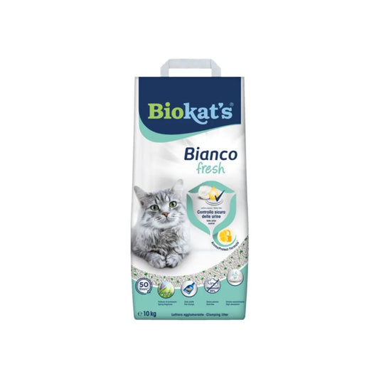 BioKat's Bianco Fresh Lettiera 10kg per GattiLettiera GattiAnimaliapet