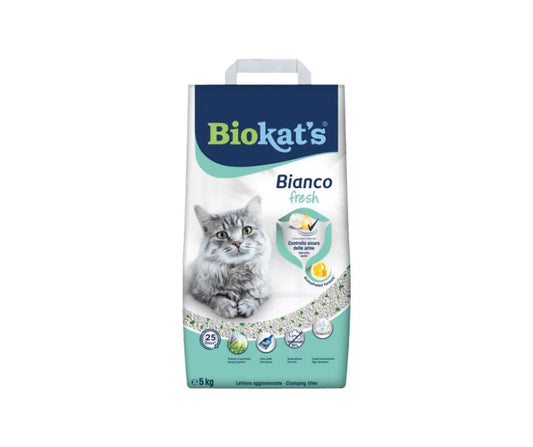 BioKat's Bianco Fresh Lettiera 5kg per GattiLettiera GattiAnimaliapet