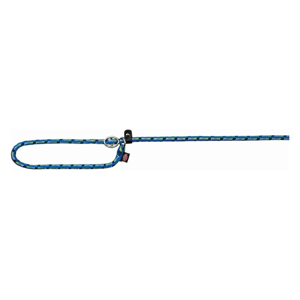 Trixie Guinzaglio Mountain Rope con Semistrangolo L-XL 1,7m/13mm Blu-Verde per Cani - Animaliapet