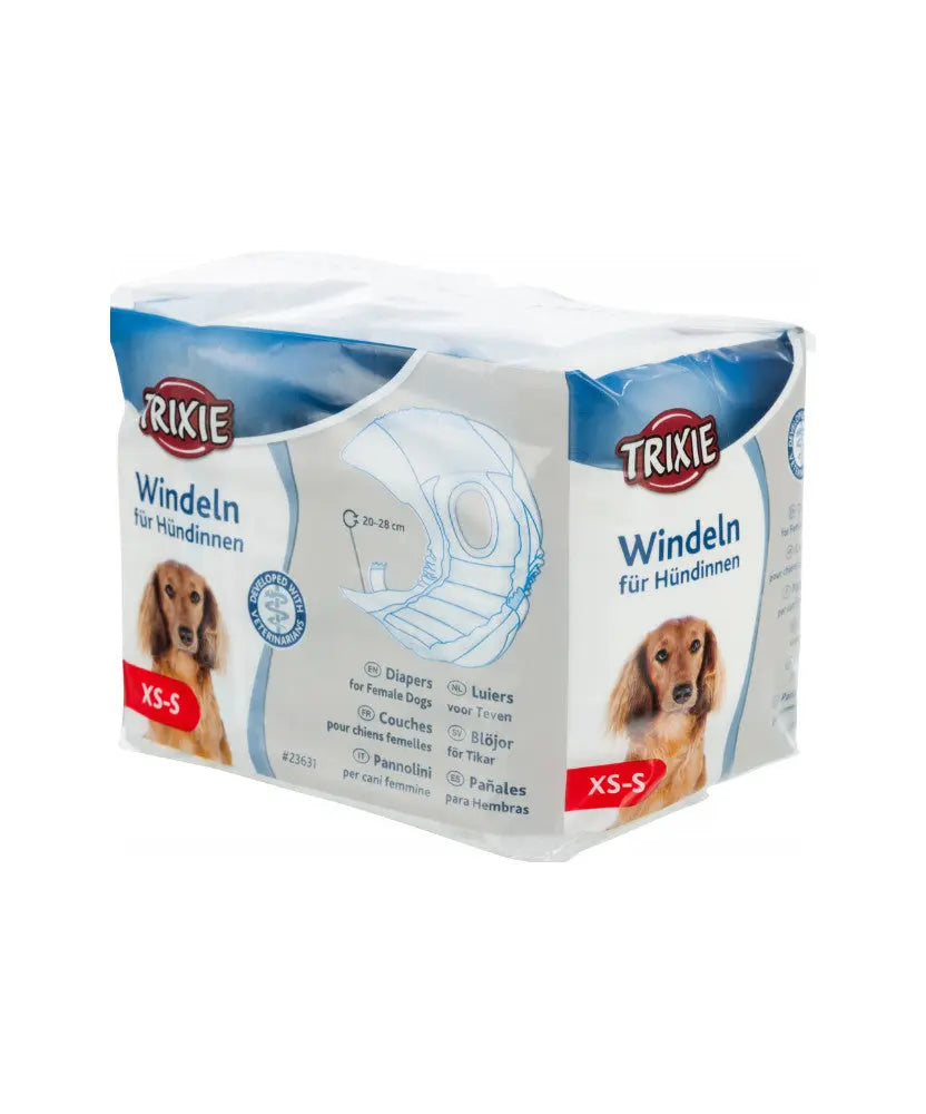 Trixie Pannolini a Fascia Per Cani Femmine XS-S 12Pz - Animaliapet