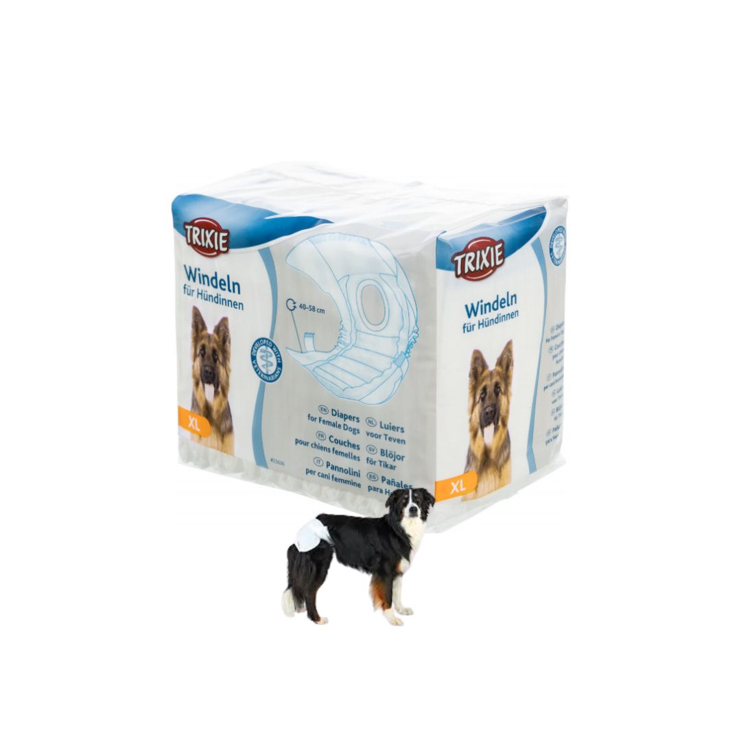 Trixie Pannolini a Fascia per Cani Femmine XL 12Pz - Animaliapet