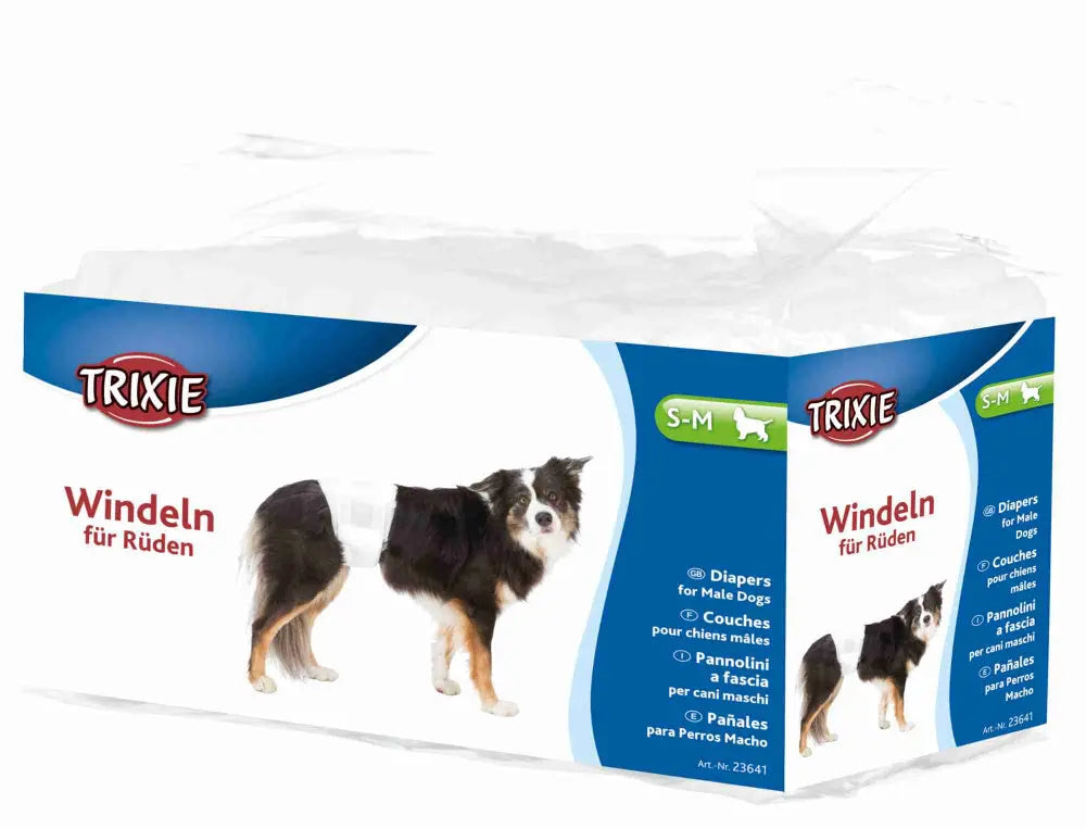 Trixie Pannolini a Fascia Per Cani Maschi S-M 12PzPannolini MaschiAnimaliapet