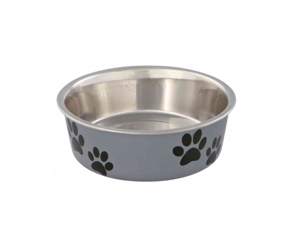 Trixie Ciotola in Acciaio Inox con Rivestimento in Plastica 2,2 l/ø 23cm - Animaliapet