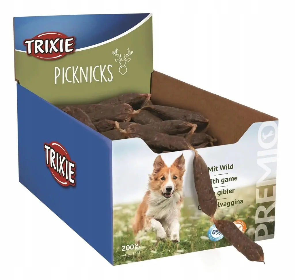 Trixie Premio Picknicks Catene Di Salsicce Con Selvaggina 200pzSnack per caniAnimaliapet