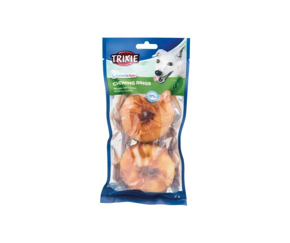 Trixie Dentafun Anelli Con Pollo 6cm 2 pz. 110 gr. Snack per CaniSnack per caniAnimaliapet