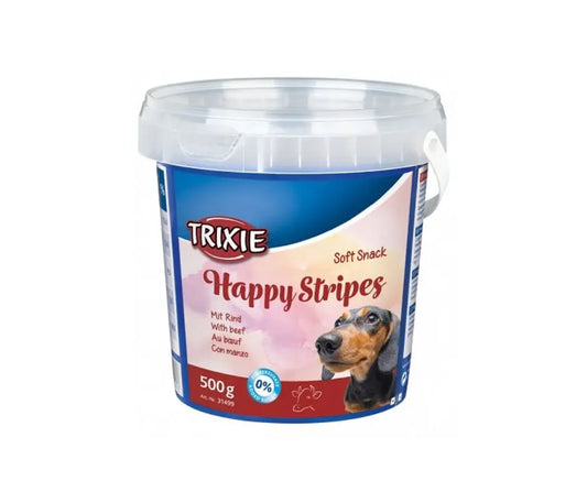 Trixie Soft Snack Happy Stripes 500g per CaniSnack per caniAnimaliapet