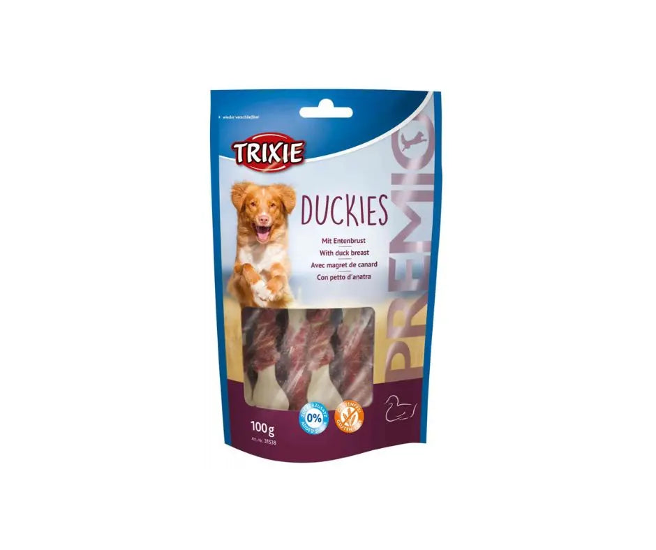 Trixie Premio Duckies con Petto Anatra Snack per Cani 100gSnack per caniAnimaliapet