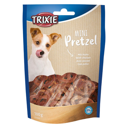 Trixie Mini Pretzel con Pollo Snack Per Cani 100g