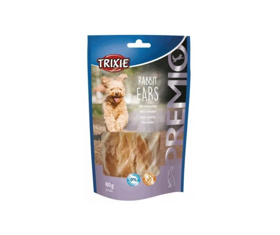 Trixie Premio Rabbit Ears con Pollo 80g Snack per CaniSnack per caniAnimaliapet