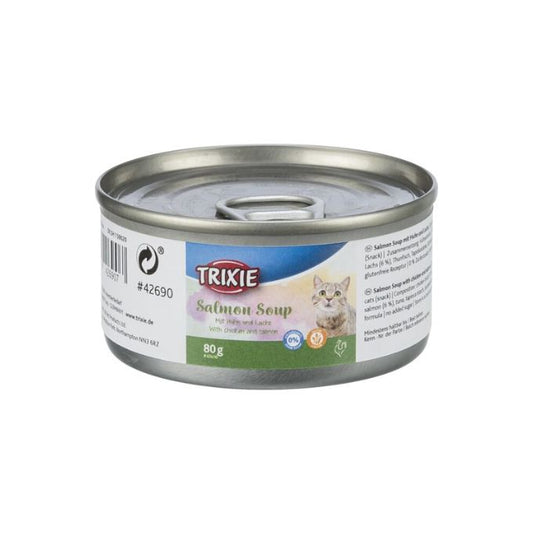 Trixie Salmon Soup con Pollo e Salmone Snack per Gatti Liquido 80g - Animaliapet