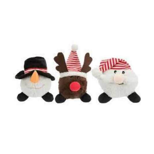 Trixie Pupazzo di neve, Renna o Babbo Natale 16-22cm Peluche per Cani - Animaliapet