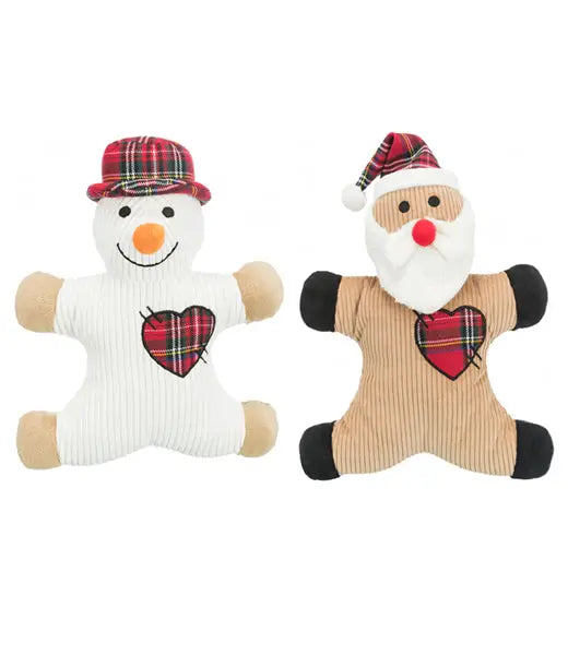 Trixie Babbo Natale o Pupazzo di Neve 29cm Peluche per Cani 1pezzo - Animaliapet