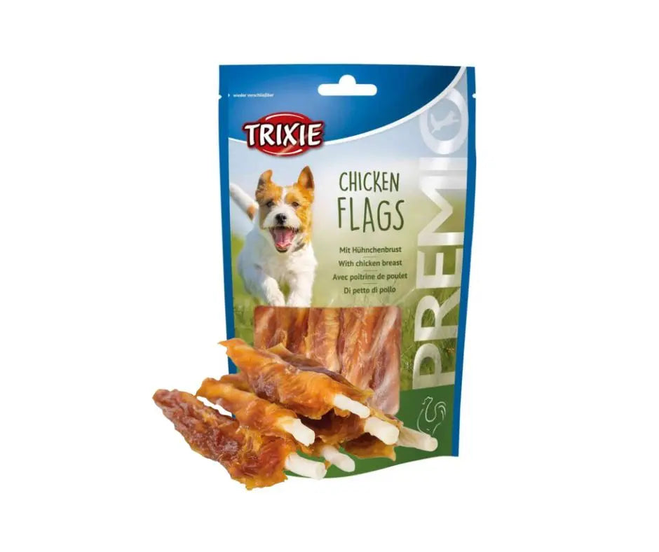 Trixie Premio Chicken Flags con Petto di Pollo Snack Per Cani 100g - Animaliapet