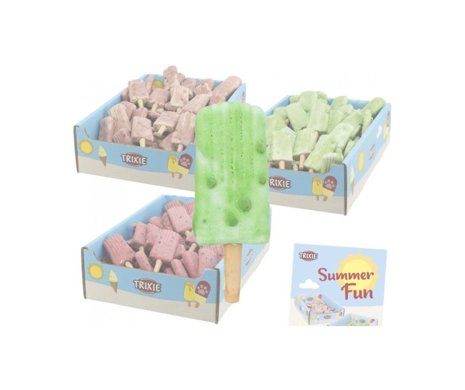 Trixie Ice Pop Green Snack Gelato Cani 55g 13cm - Animaliapet