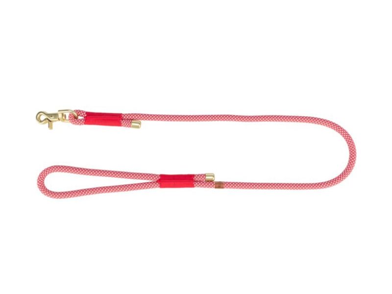 Trixie Soft Rope Guinzaglio Rosso/Crema S-XL 1m/10mm - Animaliapet