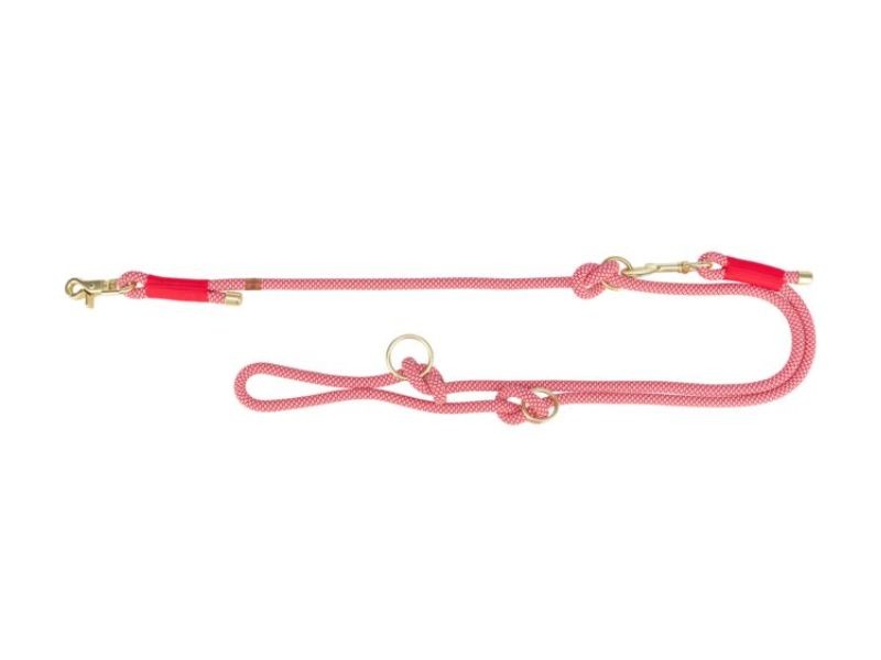 Trixie Soft Rope Guinzaglio Addestramento Rosso/Crema S-XL 2m/10mm - Animaliapet