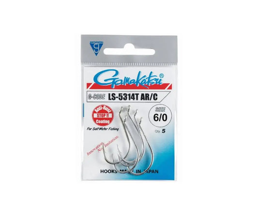 Gamakatsu G-Code LS-5314T AR/C  5 Ami da Pesca Taglia 6/0 - Animaliapet