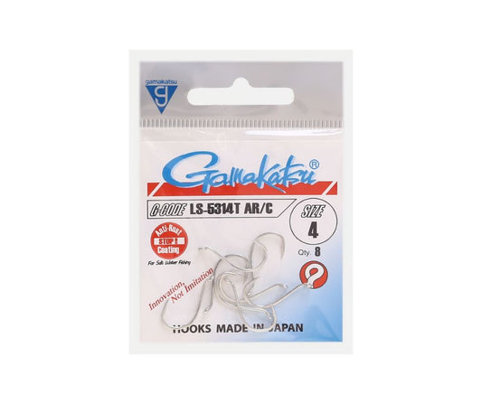 Gamakatsu G-Code LS-5314T AR/C  8 Ami da Pesca Taglia 4 - Animaliapet