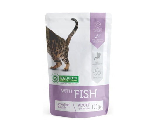 Nature's Protection Intestinal Health con Pesce Bustina per Gatti 100g - Animaliapet