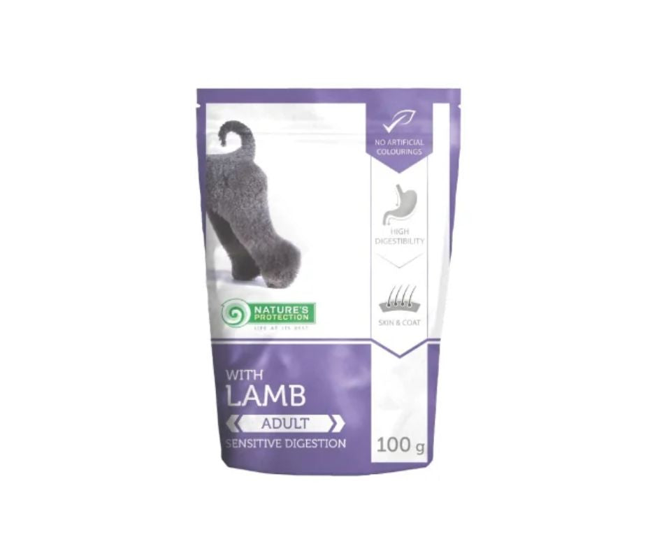 Nature's Protection Sensitive Digestion con Agnello Bustina per Cani 100g - Animaliapet