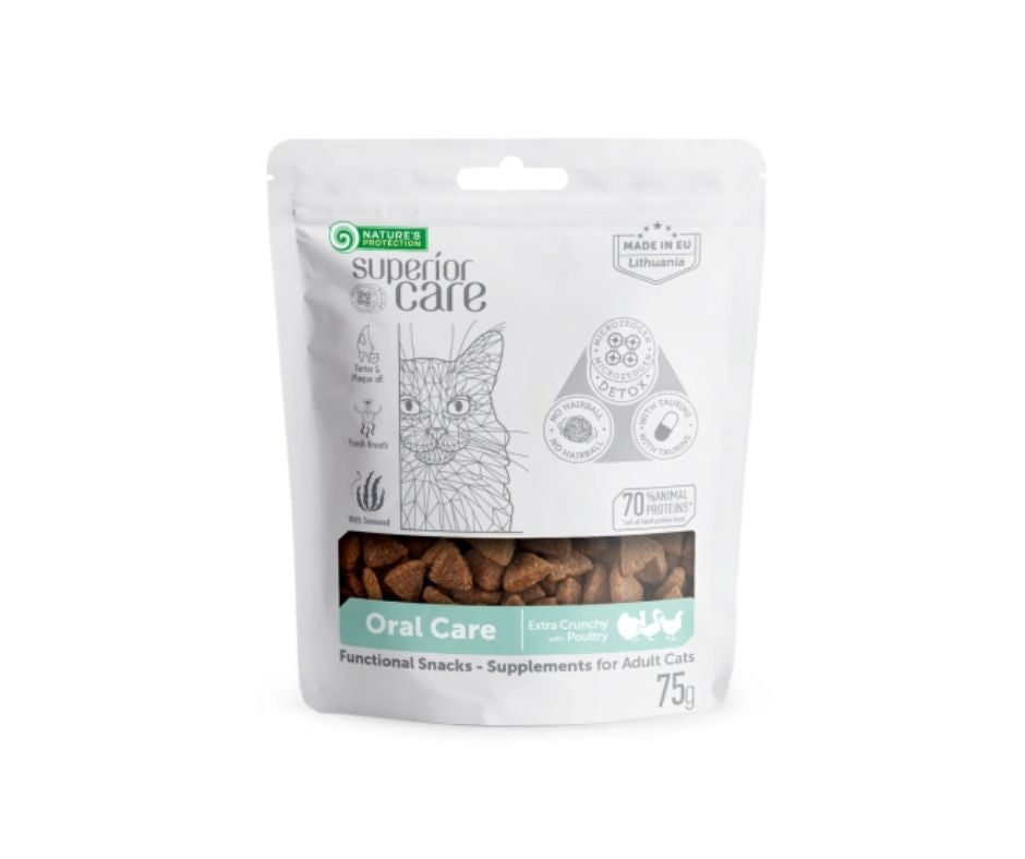 Nature's Protection Snack Oral Care Pollame 75g Snack Gatti - Animaliapet