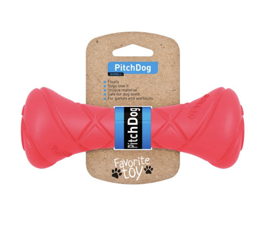 Collar PitchDog Barbell Rosa Bilanciere 19x7cm per Cani - Animaliapet