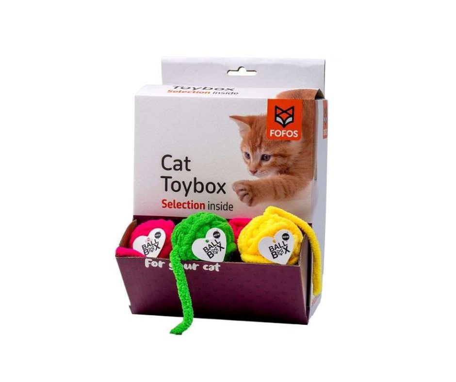 Fofos Yarn Ball Gioco per Gatti 1 Pezzo singolo Colori Assortiti - Animaliapet