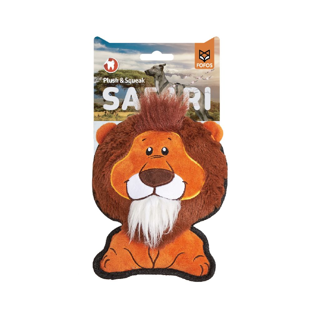 Fofos Safari Leone Peluche 26cm Gioco per Cani