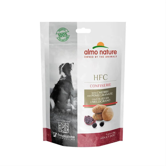 Almo Nature HFC Confiserie Ciliegia e Melograno Snack 60g Cani AdultiSnack per caniAnimaliapet