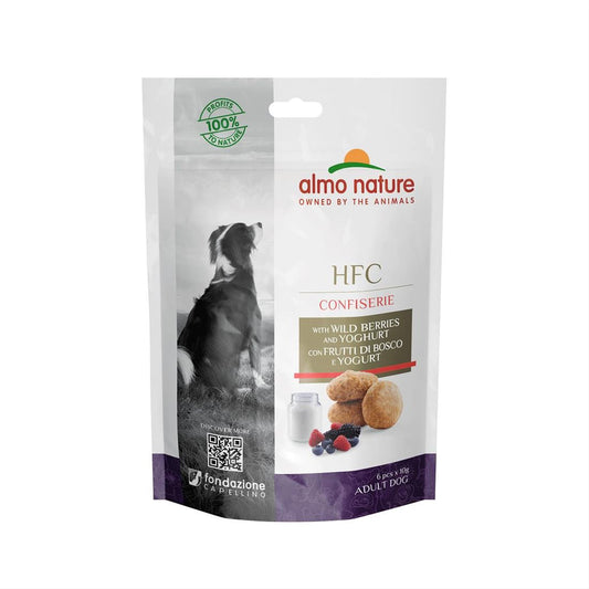 Almo Nature HFC Confiserie Frutti di bosco e Yogurt 60g Snack Cani Adulti