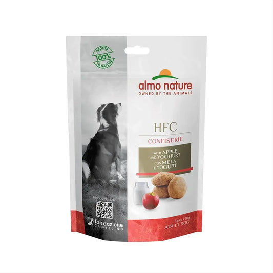 Almo Nature HFC Confiserie Mela e Yogurt 60g Snack Cani AdultiSnack per caniAnimaliapet