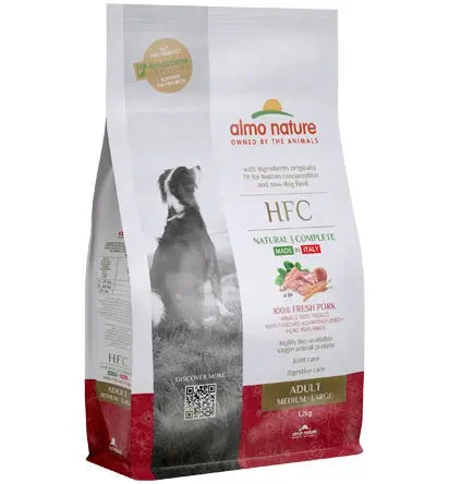 Almo Nature HFC Adult M-L Con Maiale Fresco Crocchette 1.2kg Cani Adulti - Animaliapet