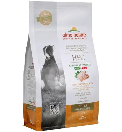 Almo Nature HFC Adult M-L Con Pollo Fresco Crocchette 1.2kg Cani Adulti - Animaliapet