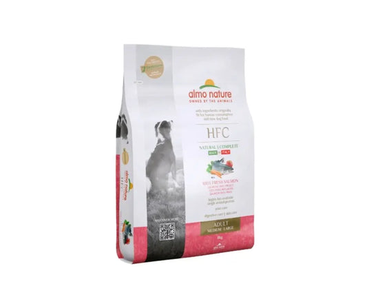 Almo Nature HFC Salmone Fresco M-L 8kg Crocchette Cani Adulti - Animaliapet