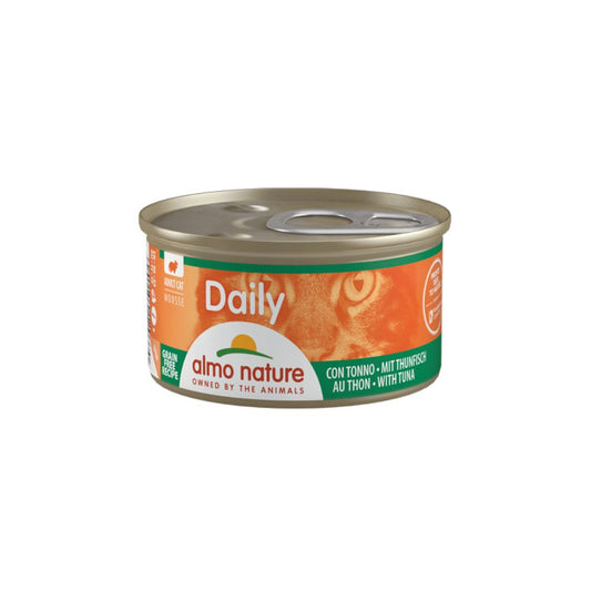 Almo Nature Daily Mousse Tonno 85g Lattina Gatti Adulti - Animaliapet