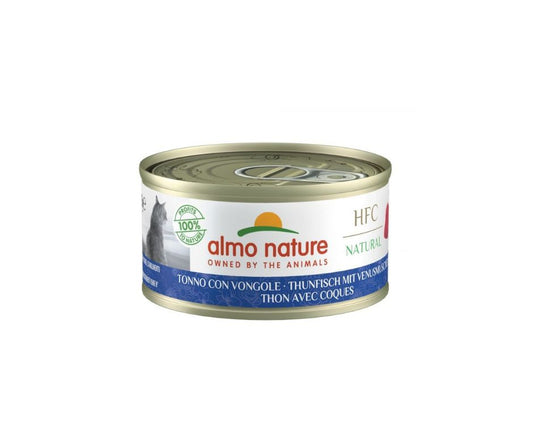 Almo Nature HFC Natural Tonno e Vongole 70g Lattina Gatti Adulti - Animaliapet