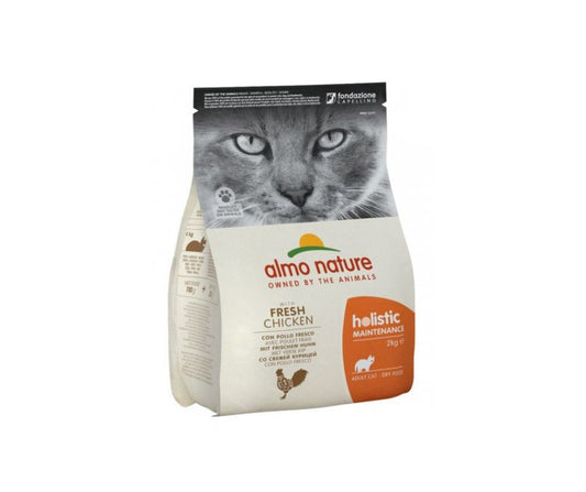 Almo Nature Holistic Pollo Fresco 2Kg Crocchette Gatti Scadenza Prodotto 31/03/2025