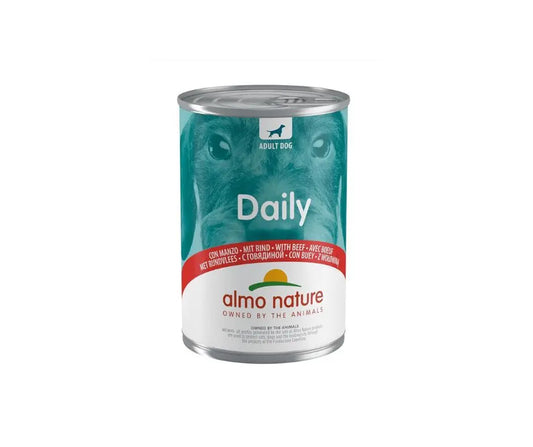 Almo Nature Daily Con Manzo 400g Lattina Cani AdultiLattina Umido CaniAnimaliapet