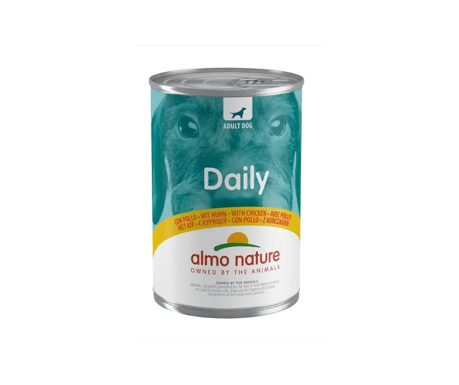 Almo Nature Daily Con Pollo 400g Lattina Cani AdultiLattina Umido CaniAnimaliapet