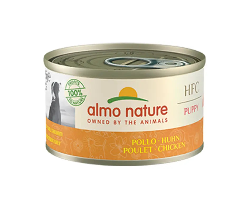 Almo Nature HFC Puppy Pollo 95g Lattina CuccioliLattina Umido CaniAnimaliapet