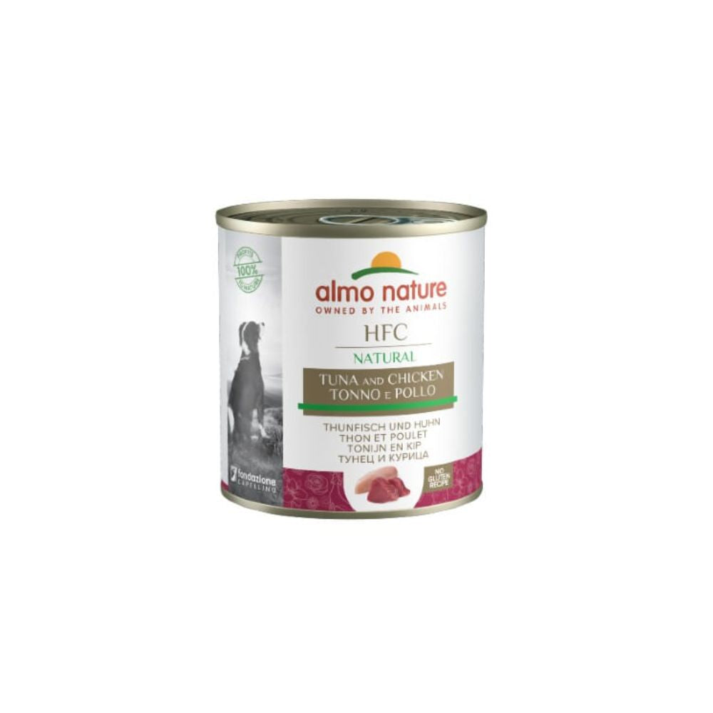 Almo Nature HFC Natural Tonno e Pollo 290g Lattina Cani Adulti